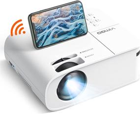 img 4 attached to 🎥 VIMGO Projector: Full HD 1080P, 9500Lux Mini Projector with 5G Wireless Synchronized Screen Mirroring. Ideal for Outdoor Entertainment - 250'' Display Supported! WiFi Movie Projector Compatible with Phone/TV Stick/PS5.