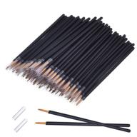 💄 convenient 100-pack disposable eyeliner brush applicator: easy-to-use cosmetics eye wands for flawless makeup logo