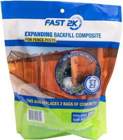 img 4 attached to 🏗️ Fast 2K Fence Post Mix: Advanced Composite Footing Compound for Effortless Fence and Mail Box Post Installation! 2.2 lb Bag of Revolutionary Concrete Alternative.