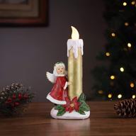 mr christmas nostalgic candle angel decoration logo