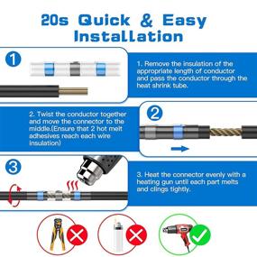 img 1 attached to Connectors Waterproof Electrical Terminals Automotive