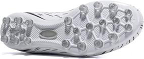 img 3 attached to LGL Breathable Football Outdoor Athletic Men's Shoes