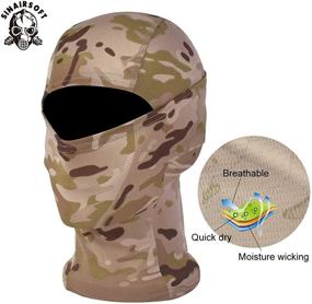 img 2 attached to SINAIRSOFT Tactical Balaclava Headwear Motorcycle Sports & Fitness