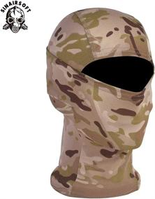 img 3 attached to SINAIRSOFT Tactical Balaclava Headwear Motorcycle Sports & Fitness