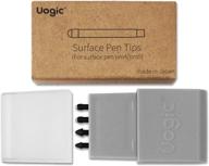 uogic 4pcs replacement kit for microsoft surface pro 5 pen tips(2017), surface pro 4 pen tips - hb/hb/2h/h, surface pen tips logo