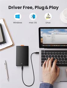 img 1 attached to Устройство для жесткого диска UGREEN с поддержкой USB C: Высокоскоростной адаптер для SATA SSD и HDD для MacBook Pro Air и других устройств.
