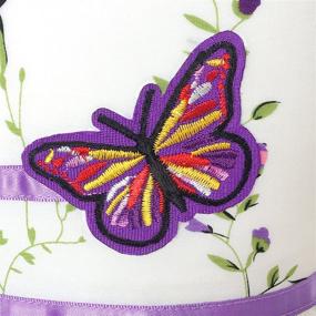 img 1 attached to 🦋 Purple Butterfly Flower Girls' Clothing Dress for Better SEO
