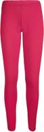 👧 premium quality azzaans girls leggings: stretchy viscose full length for children ages 5-13 logo