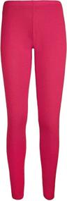 img 1 attached to 👧 Premium Quality Azzaans Girls Leggings: Stretchy Viscose Full Length for Children Ages 5-13