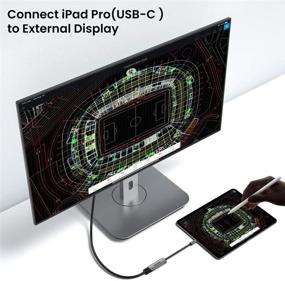 img 2 attached to 🔌 Высокопроизводительный адаптер tomtoc USB-C к DisplayPort 1.4 4K 60/120 Гц: идеально подходит для MacBook Pro, Galaxy Note20, Dell XPS и многих других!