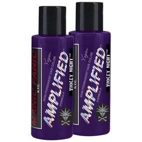 img 4 attached to Усилите ваш образ с помощью краски для волос MANIC PANIC Violet Night Hair Color Amplified 2PK.