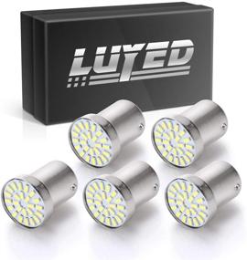 img 4 attached to LUYED 5 x 280Lumens 1156 3014 24-EX Chipsets 1156 1141 1003 7506 LED Bulbs for RV Camper, Xenon White - Superior Illumination for Single Side Irradiation