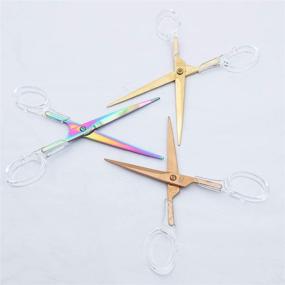 img 3 attached to 📎 Draymond Story Yellow Gold Acrylic Scissors (7") – Elegant Office Stationery: Perfect Thank You Gifts