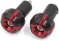 🏍️ enhance motorcycle handlebar comfort with uxcell universal aluminum alloy hand grip end cap (2 pcs) logo