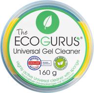 🌿 ecogurus multipurpose gel cleaner: universal solution for kitchen, bathroom, surfaces, floors; laundry stain removal; carpet & upholstery care and more! logo