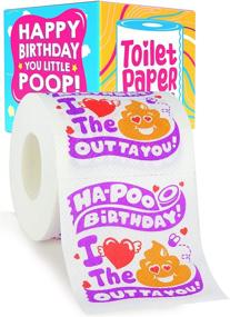 img 4 attached to Funny Birthday Gifts Men Toilet