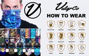 img 1 attached to VulgrCo Fishing 1 Hunting Outdoor Neck Gaiter Face Bandanna: Your Ultimate Companion for Outdoor Adventures!