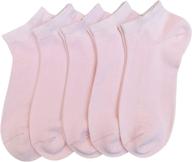 🧦 soft and stylish women's bamboo ankle socks - odor resistant, pastel colors, low cut - 5 pairs logo