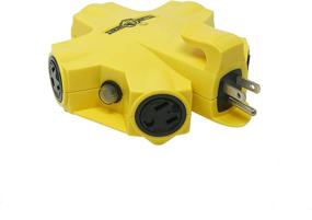 img 2 attached to 🔌 Yellow Jacket 827362 Outdoor Power Adapter - 15-Amp with 5 Outlets