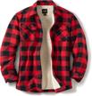 cqr sleeved sherpa brushed flannel men's clothing and shirts logo