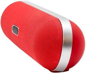 img 2 attached to 📶 Red Pill-Shaped Hybrid Speaker: Connectland CL-SPK23053 with Wireless Bluetooth 2.1 Connectivity