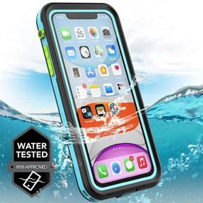 img 3 attached to IPhone 11 Waterproof Case With Screen Protector Full Body Protector Shockproof Dustproof Dirtproof Heavy Duty IP68 Waterproof Case For IPhone 11(6 Cell Phones & Accessories