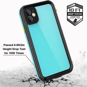 img 2 attached to IPhone 11 Waterproof Case With Screen Protector Full Body Protector Shockproof Dustproof Dirtproof Heavy Duty IP68 Waterproof Case For IPhone 11(6 Cell Phones & Accessories