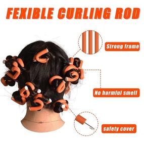 img 1 attached to Flexible Curling Rollers Pintail Hair（9 5X0 4）