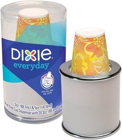 img 2 attached to 🥤 Dixie Disposable Paper Cup Dispenser, Perfect for 3 Ounce or 5 Ounce Bath Cups: Convenient and Hygienic Solution