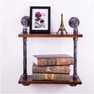 sansnow industrial bookshelf bookcase farmhouse logo