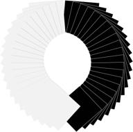 40 матовых черных и белых виниловых листов - постоянная клейкая основа - 12" x 12" - работает с cricut и другими резаками - ez craft usa логотип