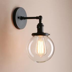 img 4 attached to Pathson Industrial Vintage Wall Lamp Dia 5 Lighting & Ceiling Fans