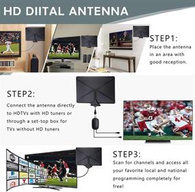 img 3 attached to Model Digital Amplified Indoor Antenna Accessories & Supplies