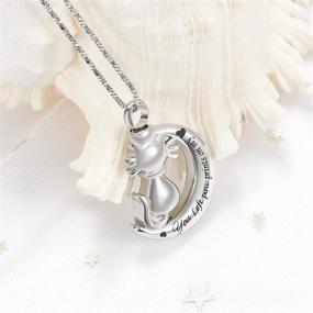 img 2 attached to Minicremation Pet Cremation Jewelry: Elegant Ashes Necklace Keepsake for Cats