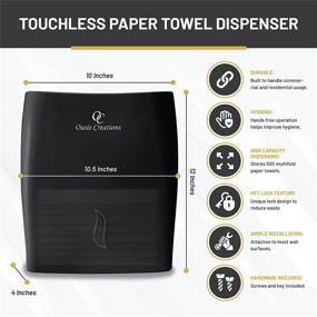 img 1 attached to 🚰 Convenient and Hygienic Touchless Dispenser: Oasis Creations Multifold