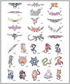 img 2 attached to Paasche Tattoo Stencil Book Designs Painting, Drawing & Art Supplies