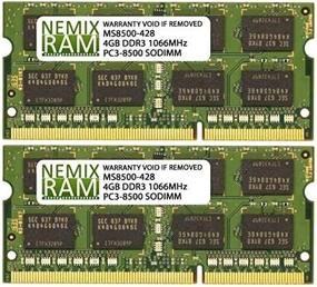 img 4 attached to DDR3 1066MHZ PC3 8500 SODIMM Laptop Memory