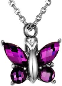 img 4 attached to Valyria Cremation Butterfly Keepsake Memorial