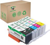 supricolor pgi-280xxl cli-281xxl ink cartridges for pixma printers - 5 color pack (1bk, 1pb, 1c, 1m, 1y) logo