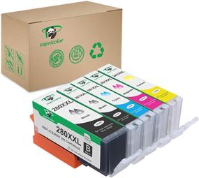 img 4 attached to Supricolor PGI-280XXL CLI-281XXL Ink Cartridges for PIXMA Printers - 5 Color Pack (1BK, 1PB, 1C, 1M, 1Y)