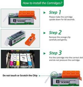 img 3 attached to Supricolor PGI-280XXL CLI-281XXL Ink Cartridges for PIXMA Printers - 5 Color Pack (1BK, 1PB, 1C, 1M, 1Y)