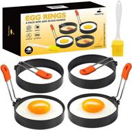 🍳 meidong egg rings - pack of 4 (4-inch) logo