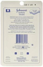 img 1 attached to 👂 Johnson & Johnson Safety Swabs 55 Count Peg (Pack of 6): Gentle and Effective Ear Cleaning Solution"