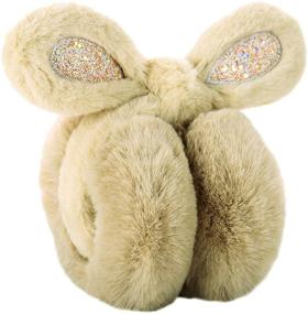 img 3 attached to Orityle Winter Foldable Earmuff Sequins Girls' Accessories in Cold Weather