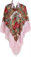 oversized traditional ukrainian tassel fringes women's accessories in scarves & wraps logo