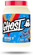 пудра ghost 100% сывороточного протеина вкуса chips ahoy! - 2 фунта для оптимального восстановления и роста мышц. логотип