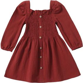 img 4 attached to Timeless Charm: Vintage Toddler Dresses Offering Classic Girls' Clothing Outfits