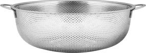 img 2 attached to 🍝 Stainless Steel Colander by Utopia Kitchen - Micro-Perforated Strainer for Efficiently Draining Pasta, Noodles, Orzo, Veggies, Fruits, and More