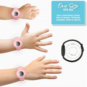 img 2 attached to Air Tag Wristband Kids Pack GPS, Finders & Accessories