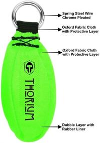 img 2 attached to 🌳 THORIUM Multi-Layer Outdoor Slingshot Launcher Arborist Throw Weight Bag - Bright Green 16oz / 450g: Enhance Precision and Efficiency in Outdoor Activities